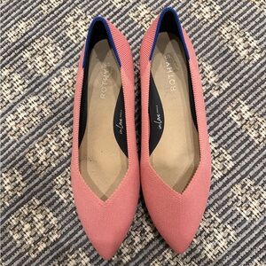Rothy's Tulip Pink The High Point Heels / size 9.5